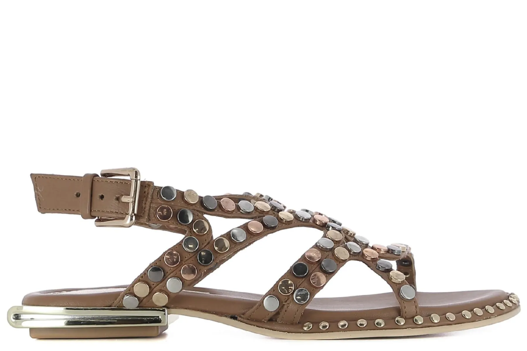 Sandalias planas SANDALO ASIMMETRICO | Cafe Noir New